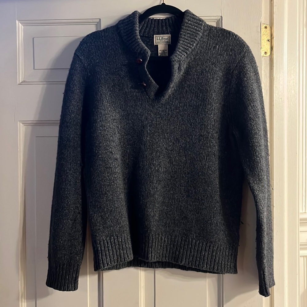 L.L. Bean dark gray sweater